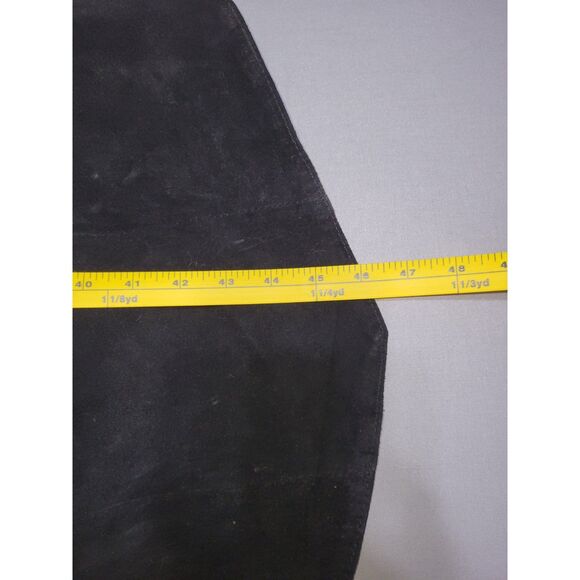 Black Suede Open Back Dress - size 9/10 - Picture 8 of 11